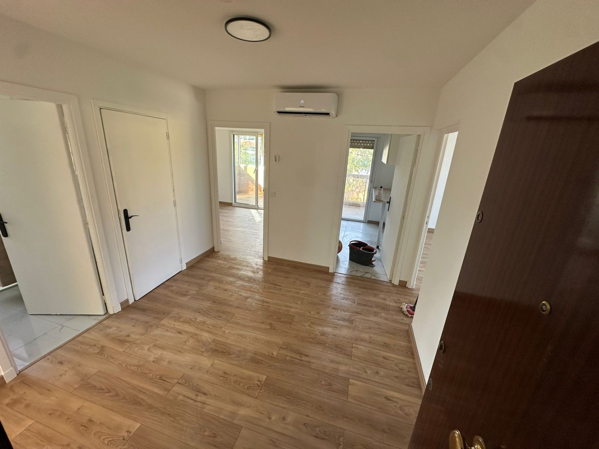 Pose de parquet sur rénovation globale